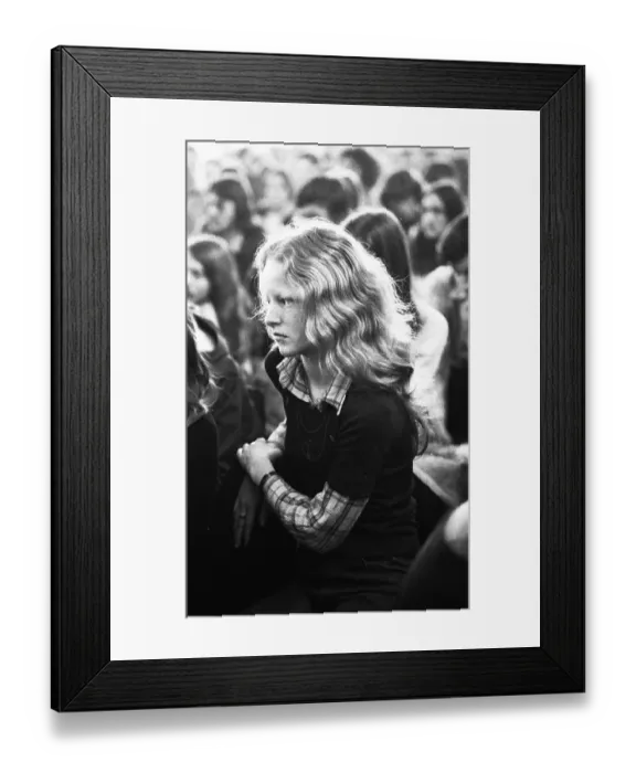 Framed Print : The student congress Democratic Education of the DKP-oriented Socialist German Workers Youth (SDAJ) on 01