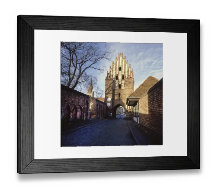 Framed Print : A visit to Neubrandenburg, here on 29