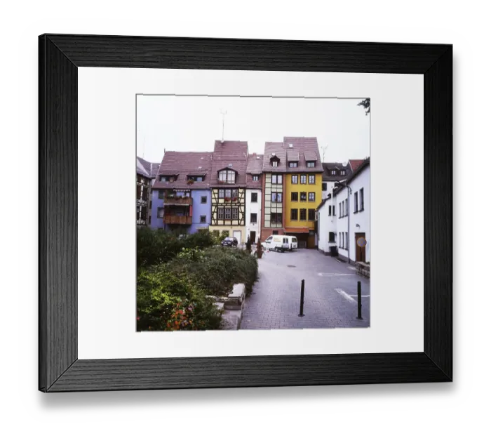 Framed Print : The city of Erfurt in Thuringia
