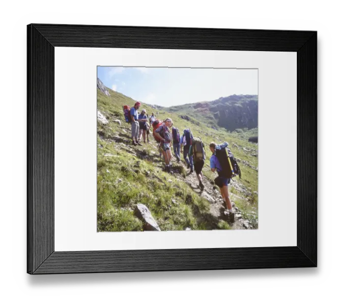 Framed Print : AUT, Austria, Matrei: For mountain hikers