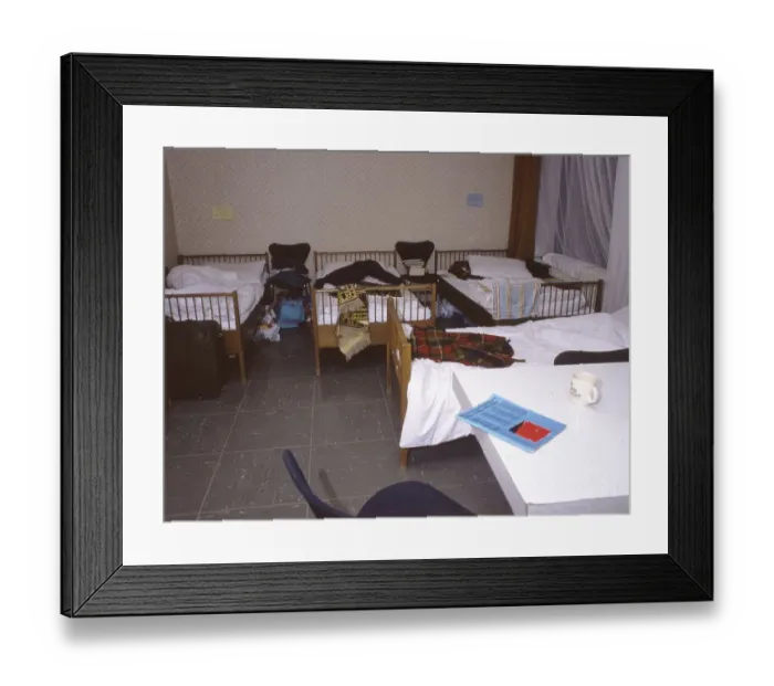 Framed Print : Emergency accommodation for students