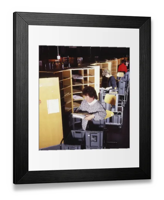 Framed Print : At the main post office in Dortmund