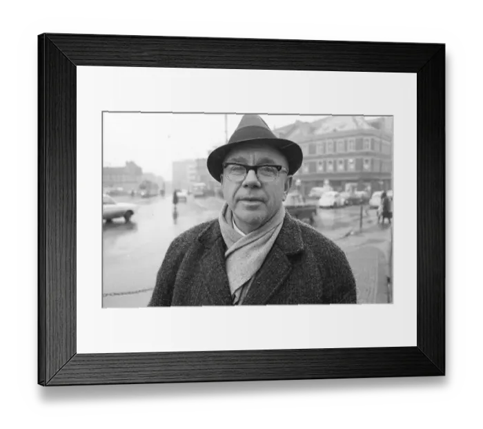 Framed Print : Personalities from politics, business and culture from the years 1965-71