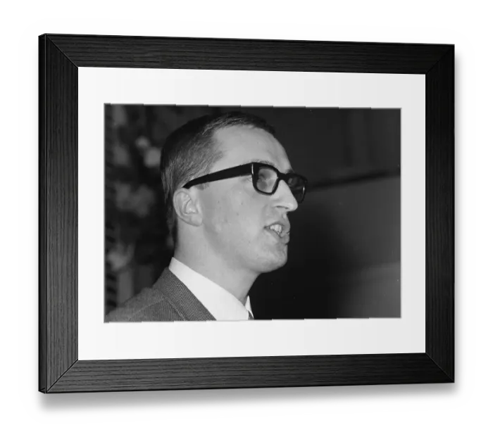 Framed Print : Personalities from politics, business and culture from the years 1965-71