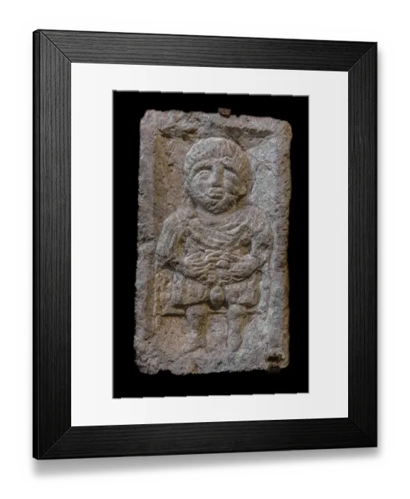 Framed Print : Stone reliefs from the 1st century