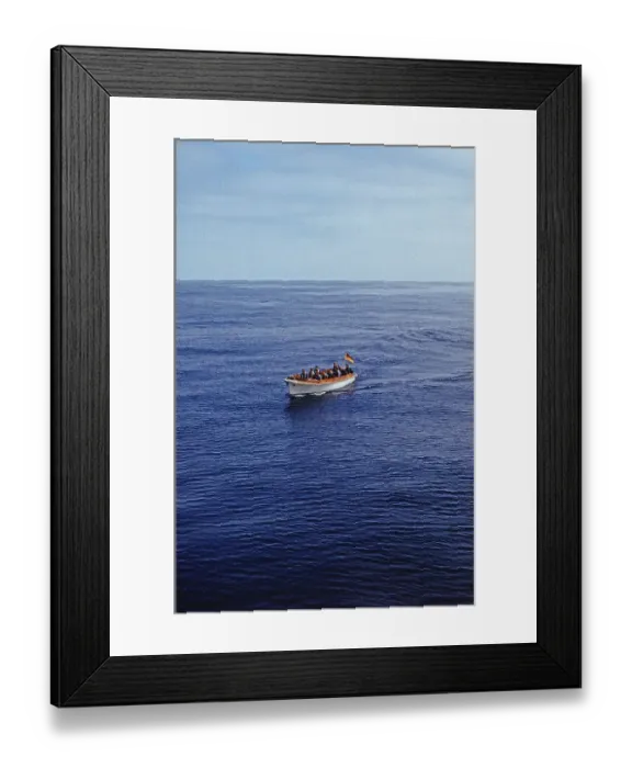 Framed Print : Cutter manoeuvre, soldiers, 56th foreign training voyage Framed Print : Cutter manoeuvre, soldiers, 56th foreign training voyage