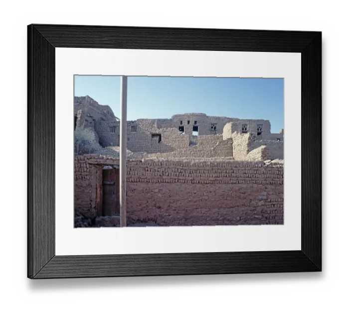 Framed Print : Houses, main town El Qasr of the Oasis ad-Dachla Framed Print : Houses, main town El Qasr of the Oasis ad-Dachla