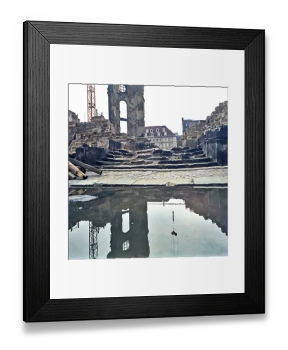 Framed Print : Dresden Church of Our Lady