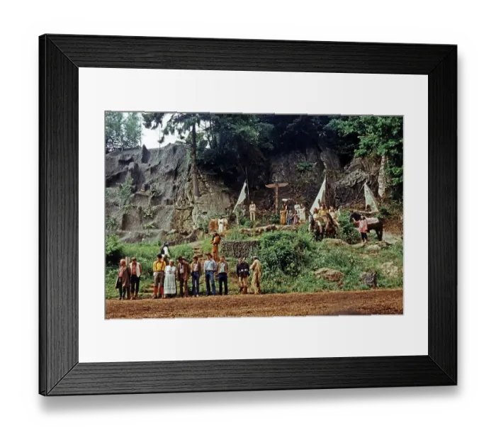 Framed Print : Performers in The Treasure in Silver Lake