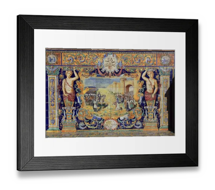 Framed Print : City of Seville, at the Plaza de Espana Framed Print : City of Seville, at the Plaza de Espana