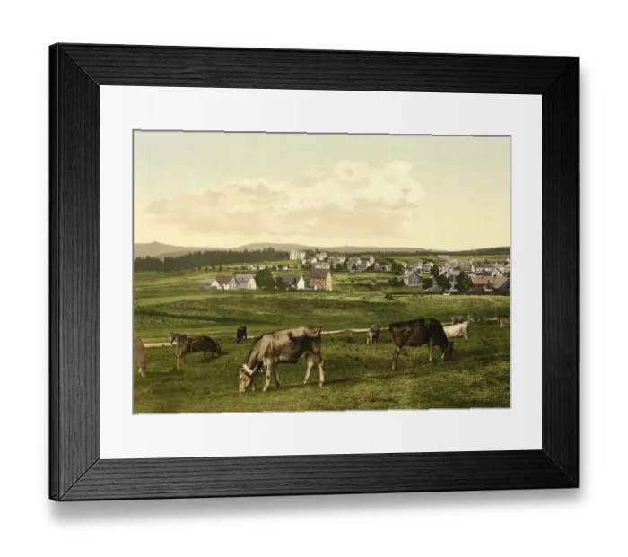 Framed Print : Oberhof in Thuringia, Germany, Historic