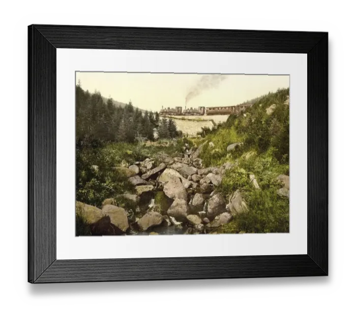 Framed Print : The Brocken Railway in the Harz Mountains