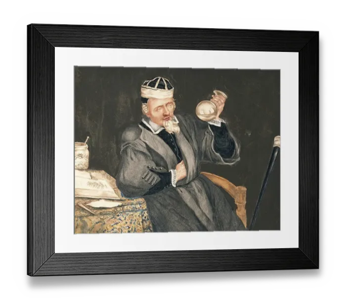 Framed Print : Medicine, a Doctor Examining Urine Framed Print : Medicine, a Doctor Examining Urine