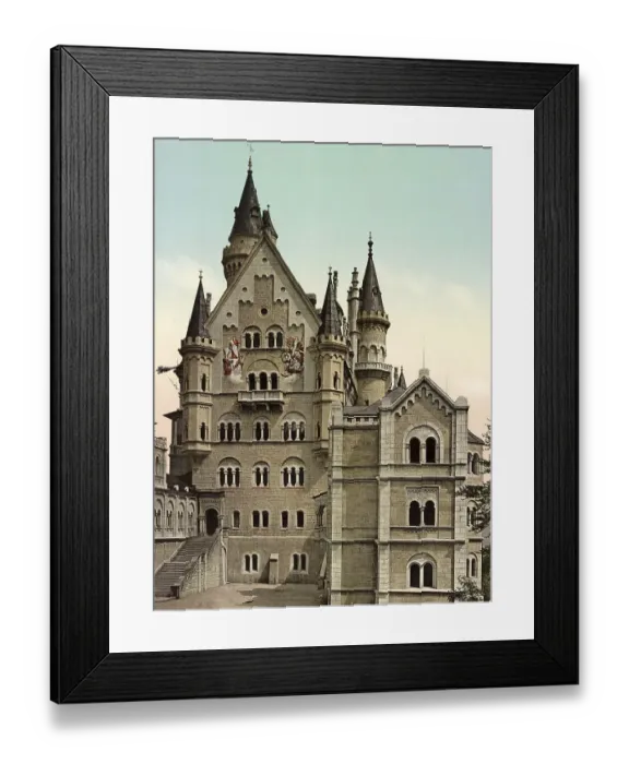 Framed Print : Neuschwanstein Castle, Gate building Framed Print : Neuschwanstein Castle, Gate building