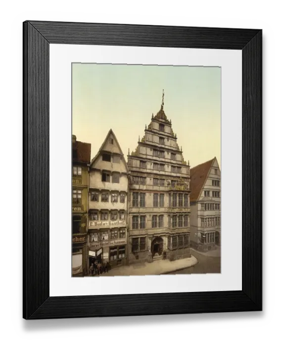 Framed Print : The Leibnitzhaus in Hanover, Lower Saxony Framed Print : The Leibnitzhaus in Hanover, Lower Saxony