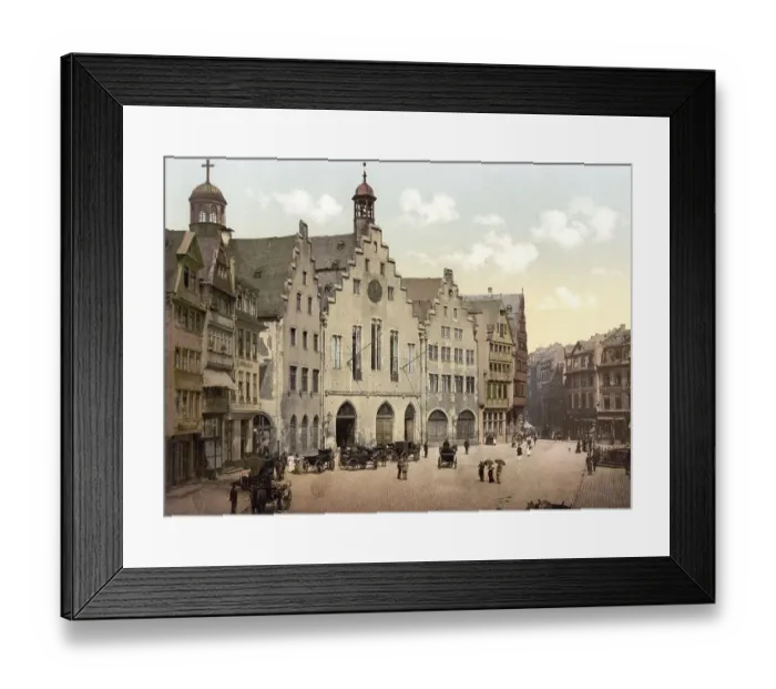 Framed Print : The Roemerberg, Roemer, in Frankfurt am Main Framed Print : The Roemerberg, Roemer, in Frankfurt am Main