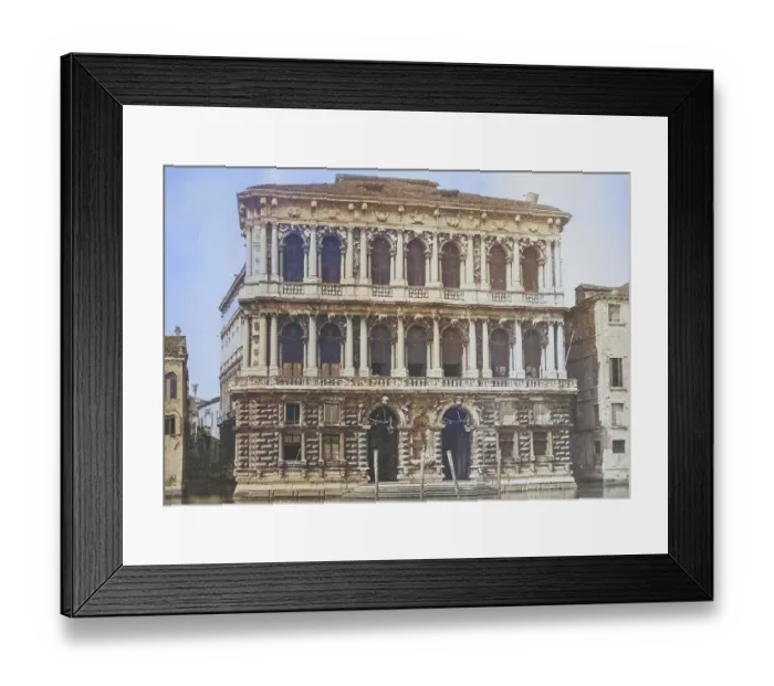 Framed Print : Palazzo Pesaro Papafava, Ca Pesaro
