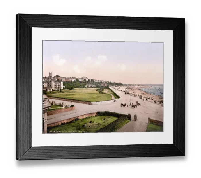 Framed Print : The Esplanade, Exmouth, Exmouth is a seaside resort in the south-west of England Framed Print : The Esplanade, Exmouth, Exmouth is a seaside resort in the south-west of England