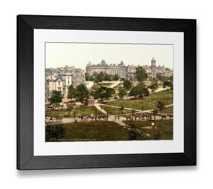 Framed Print : Prospect Hotel, Harrogate, in the English Unitary Authority North Yorkshire Framed Print : Prospect Hotel, Harrogate, in the English Unitary Authority North Yorkshire