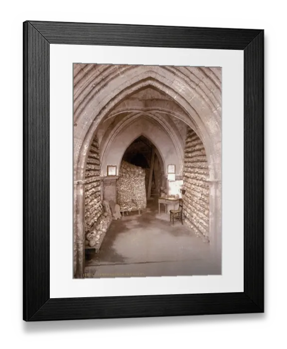 Framed Print : The crypt in the church, Hythe