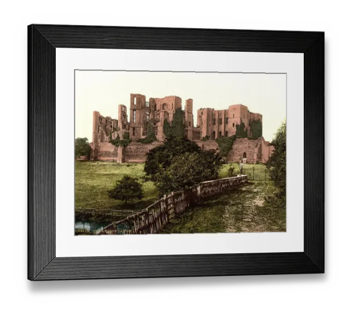 Framed Print : Kenilworth Castle is located in the town of the same name in Warwickshire