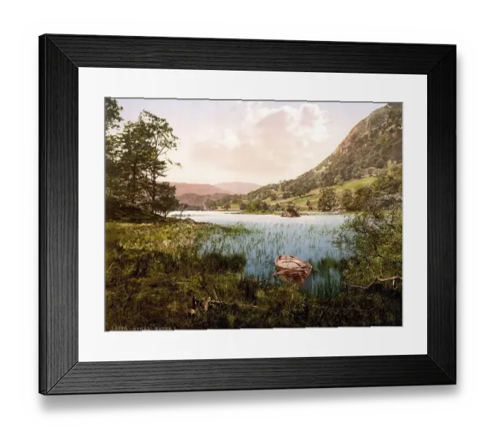 Framed Print : Rydal water, lake in the Lake District National Park in northern England