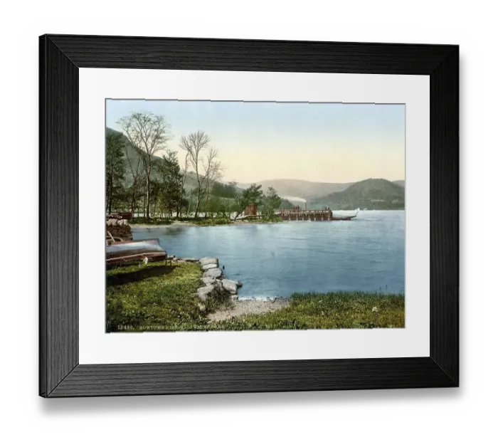Framed Print : Ullswater, Hometown pier, Lake District