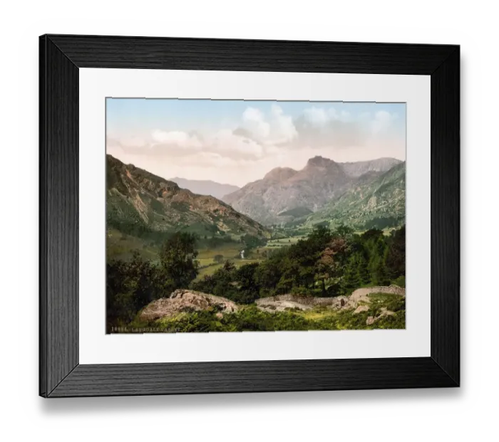Framed Print : Windermere, Langdale Valley, Lake District Framed Print : Windermere, Langdale Valley, Lake District