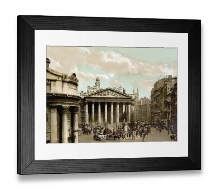 Framed Print : Royal Exchange, Stock Exchange