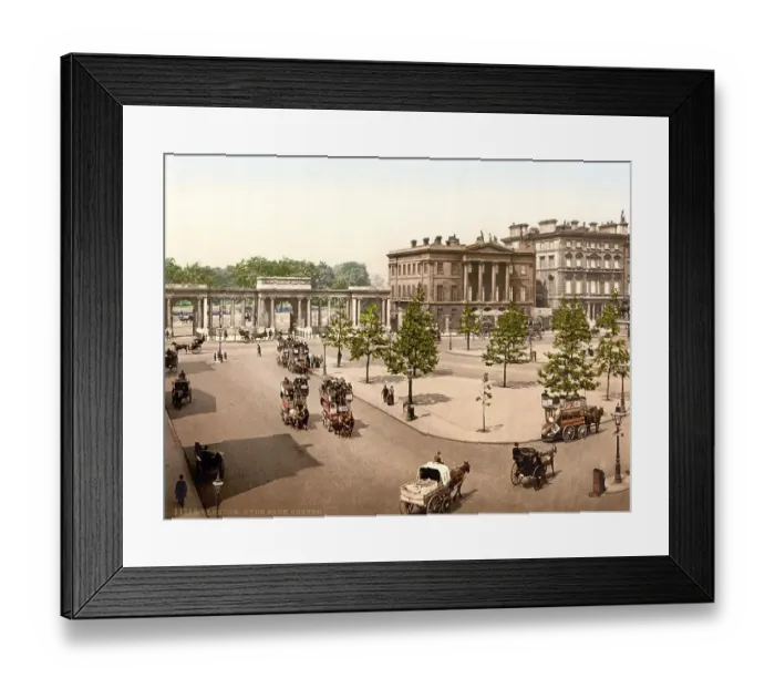 Framed Print : Hyde Park Corner, London, ca 1895 Framed Print : Hyde Park Corner, London, ca 1895