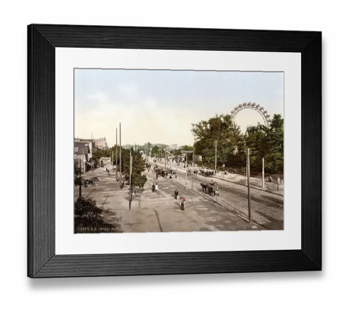 Framed Print : Der Wuerstelprater, Vienna, Austria