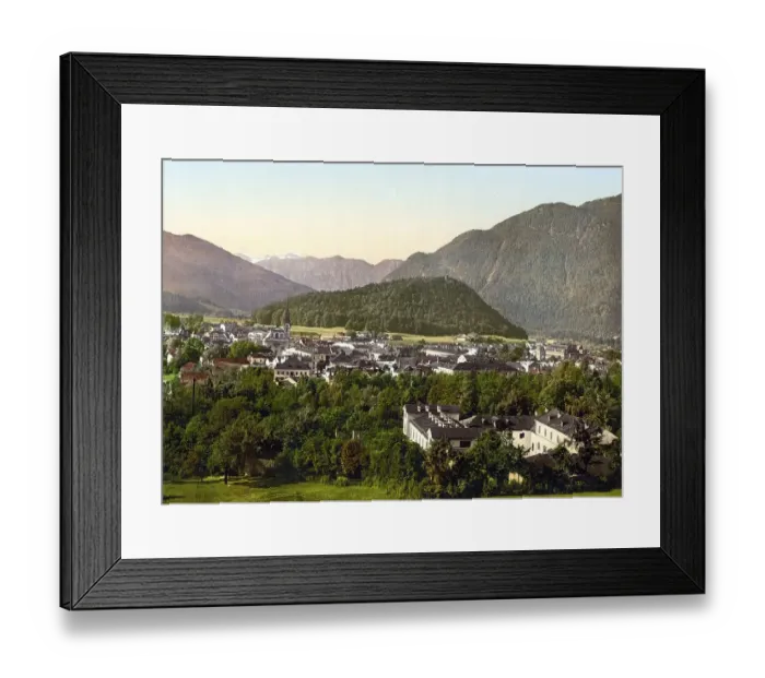 Framed Print : Bad Ischl with the Dachstein, Austria Framed Print : Bad Ischl with the Dachstein, Austria