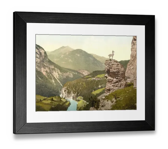 Framed Print : Finstermuenz, Strasse nach Gams Framed Print : Finstermuenz, Strasse nach Gams