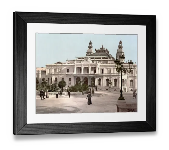 Framed Print : The casino of Monte Carlo, Monaco, c