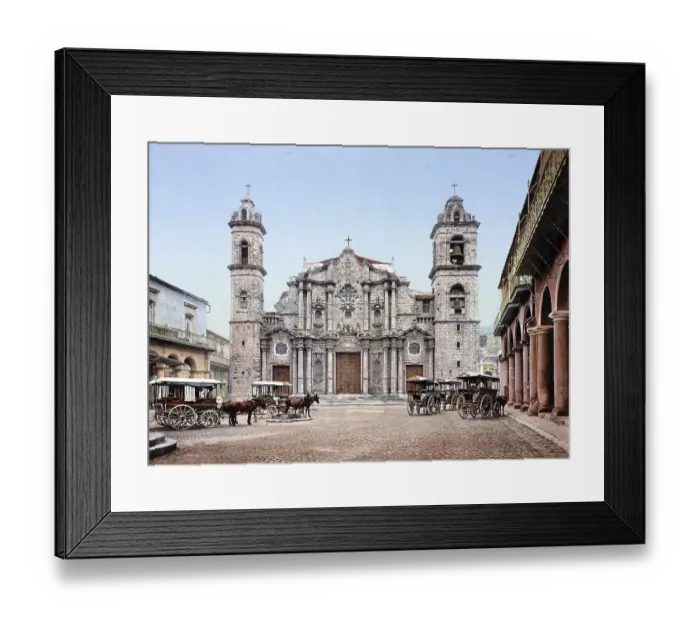 Framed Print : Cathedral of San Cristobal, Catedral de San Cristobalm is a Roman Catholic cathedral church in Havana Framed Print : Cathedral of San Cristobal, Catedral de San Cristobalm is a Roman Catholic cathedral church in Havana