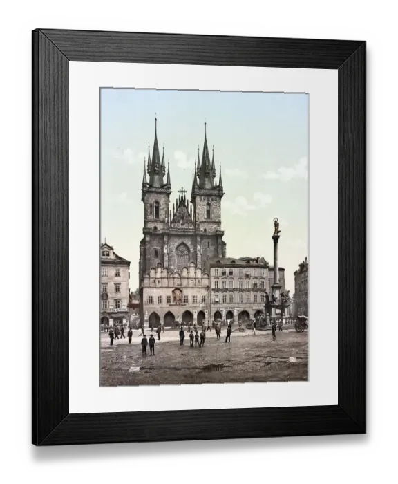 Framed Print : Church of the Virgin Mary in front of the Teyn