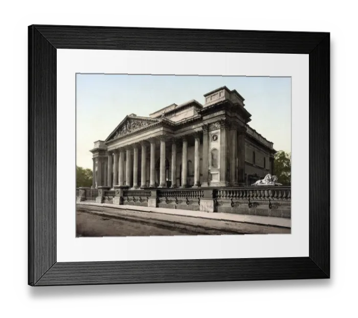 Framed Print : Fitzwilliam Museum, Museum of Art and Antiquities of the University of Cambridge in England