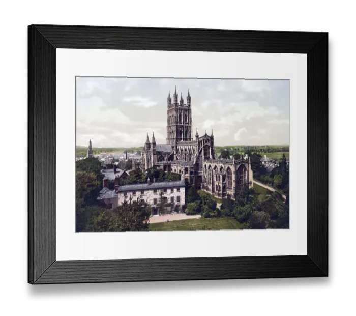 Framed Print : Gloucester Cathedral Church of The Holy and Indivisible Trinity