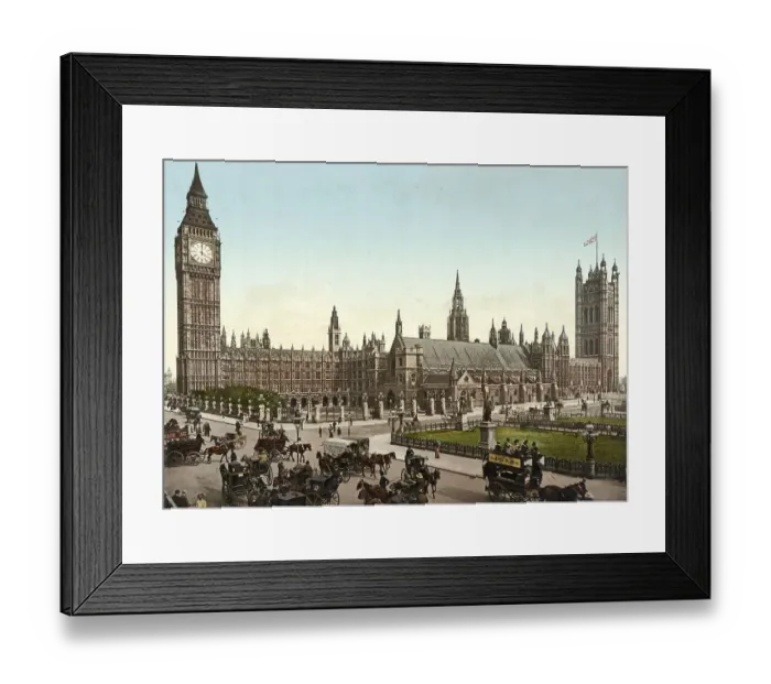 Framed Print : Houses of Parliament, Palace of Westminster with the Elzabeth Tower