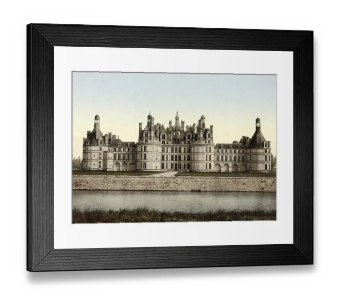 Framed Print : Chateau de Chambord, France, c