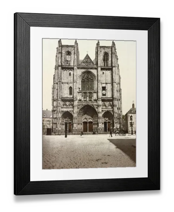 Framed Print : Nantes. La Cathedrale, France, c