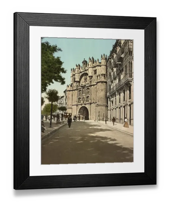 Framed Print : L'Arc de Triomphe, Burgos, Spain, c