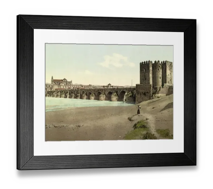 Framed Print : Cordoba. El Puente, Spain, c. 1890 Framed Print : Cordoba. El Puente, Spain, c. 1890