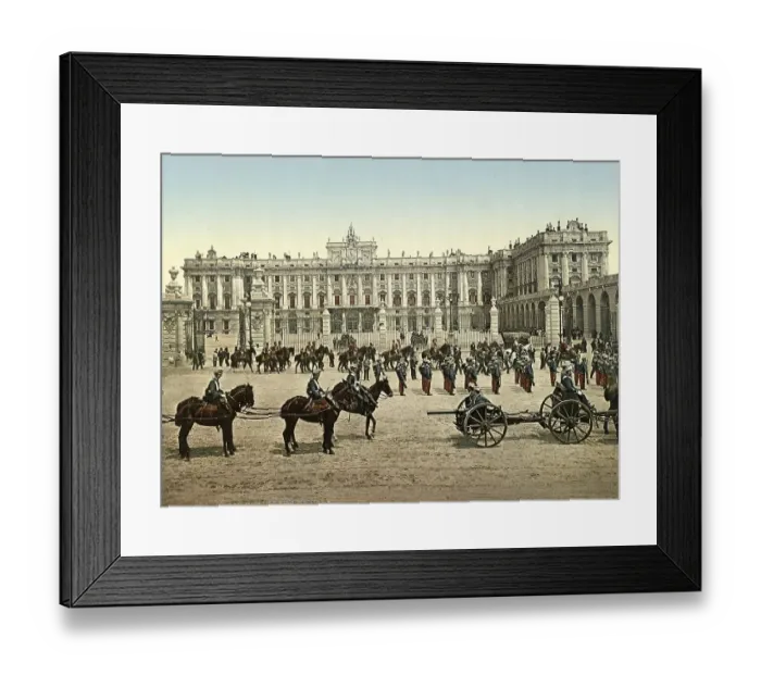 Framed Print : Plaza de Armas, Madrid, Spain, c