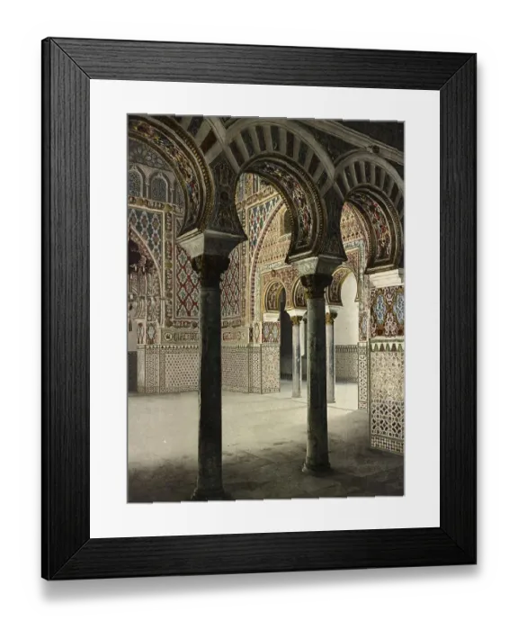 Framed Print : Salon de Embajadores, Alcazar of Segovia