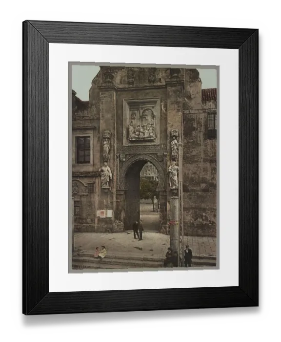 Framed Print : Puerta del Perdon, Seville, Andalusia