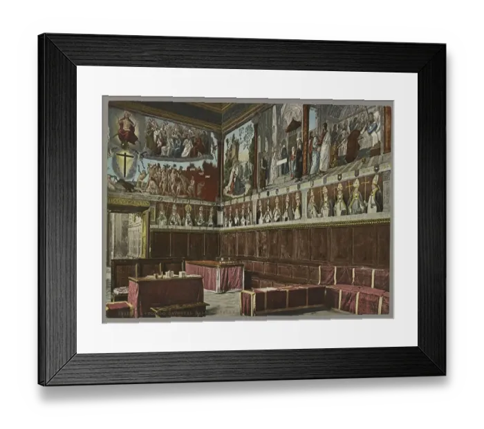 Framed Print : Sala Capitular in the Cathedral of Toledo