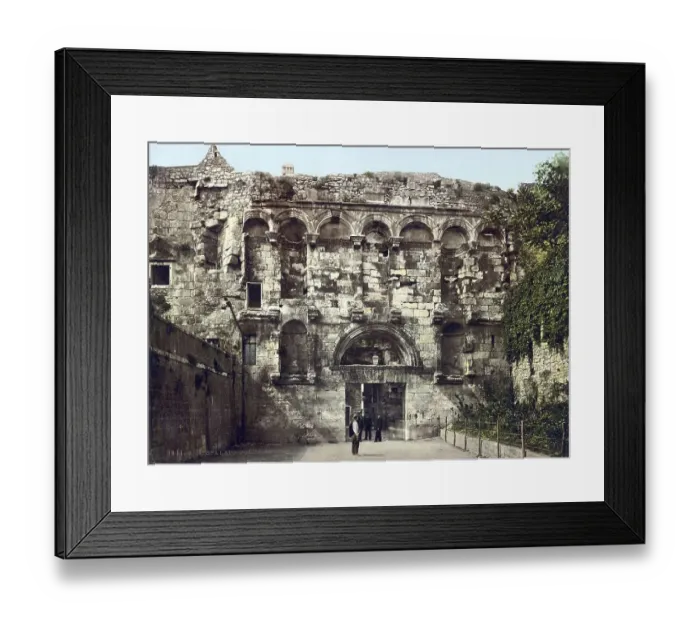 Framed Print : Spalato, Porta Aurea, today Split in Croatia