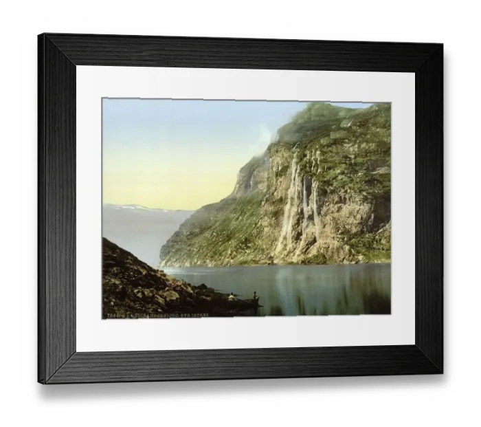 Framed Print : The Seven Sisters, Geiranger Fjord