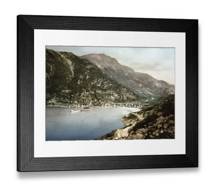 Framed Print : From Vikinghaug, Odde, Odda, Hardangerfjord